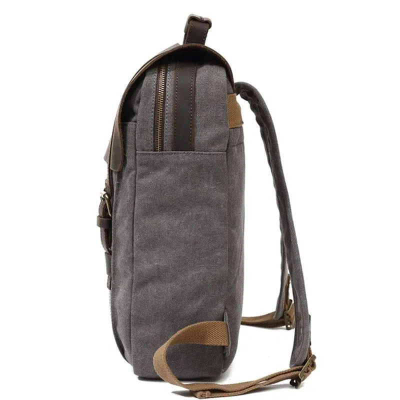 15" Canvas Backpacks Mens Women