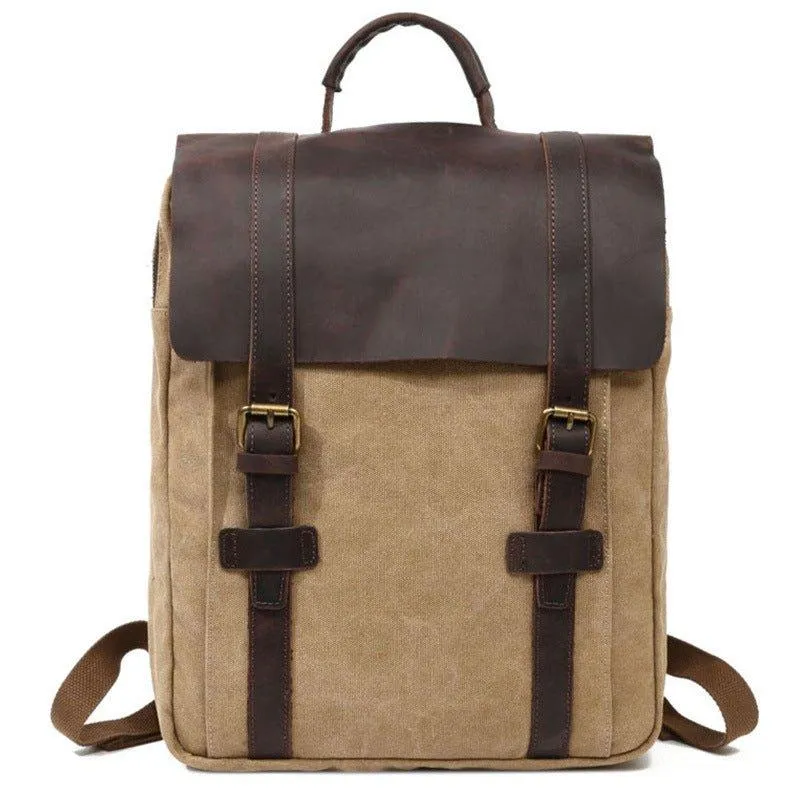 15" Canvas Backpacks Mens Women