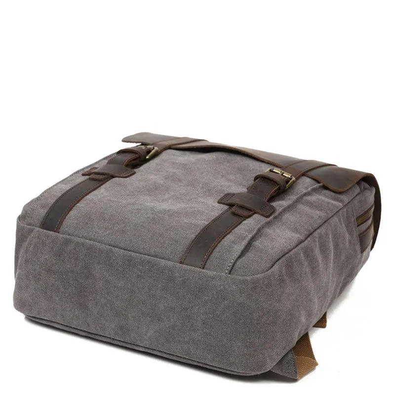 15" Canvas Backpacks Mens Women