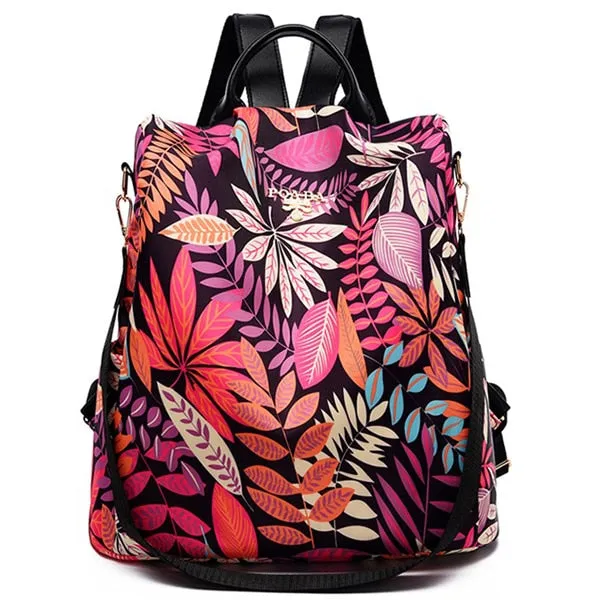 2021 Waterproof Oxford Women Backpack Fashion Anti-theft Women Backpacks Print School Bag High Quality Large Capacity Backpack