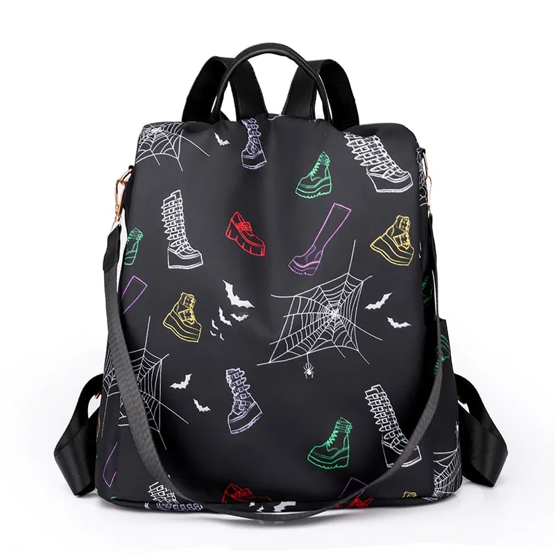 2021 Waterproof Oxford Women Backpack Fashion Anti-theft Women Backpacks Print School Bag High Quality Large Capacity Backpack