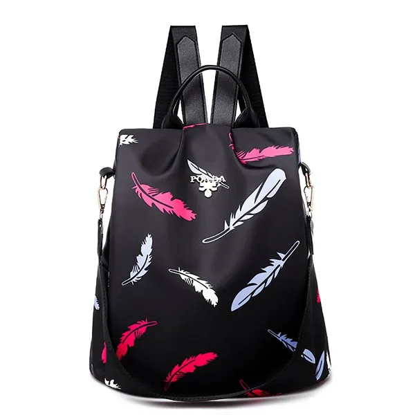 2021 Waterproof Oxford Women Backpack Fashion Anti-theft Women Backpacks Print School Bag High Quality Large Capacity Backpack