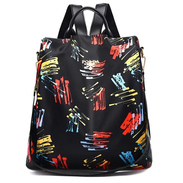 2021 Waterproof Oxford Women Backpack Fashion Anti-theft Women Backpacks Print School Bag High Quality Large Capacity Backpack