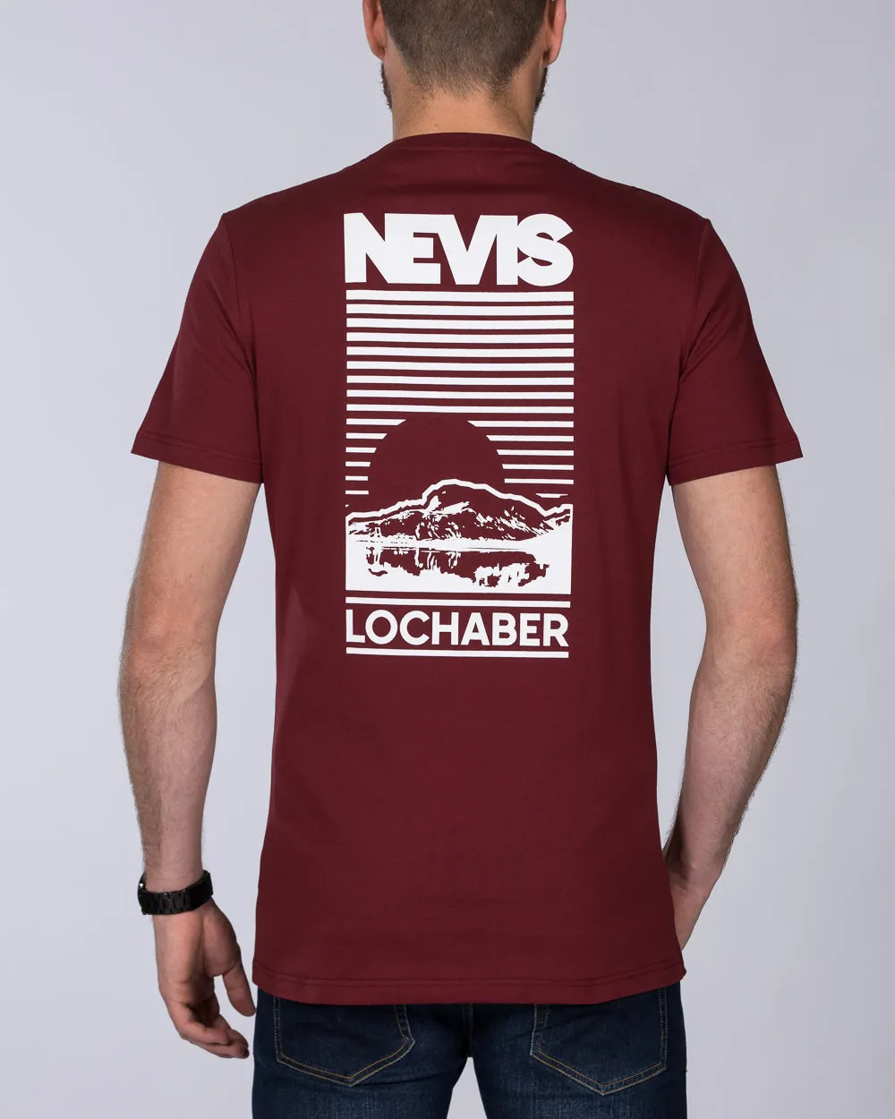 2t Printed Tall T-Shirt (nevis burgundy)