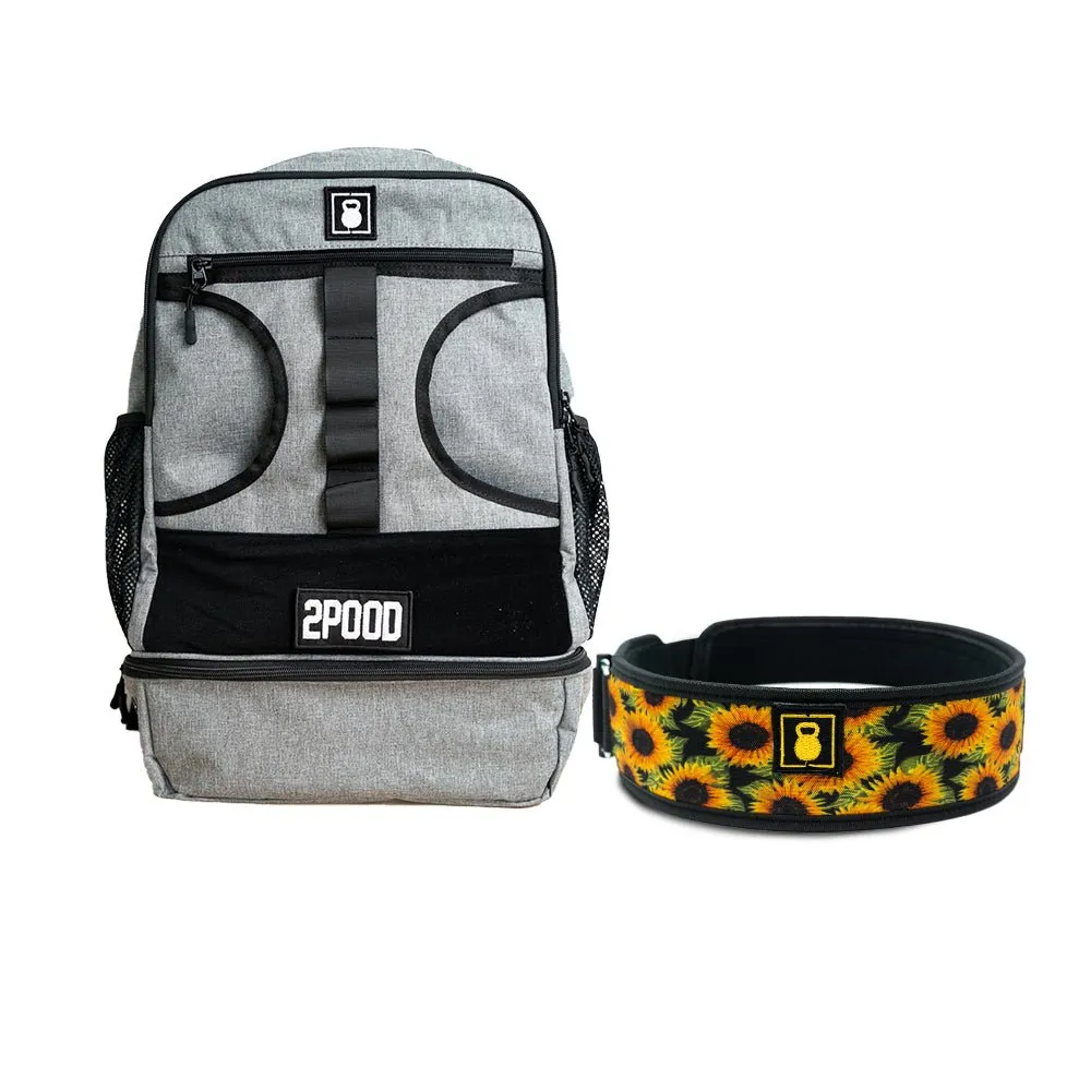 3" Sunflowers Belt & Backpack 3.0 Bundle