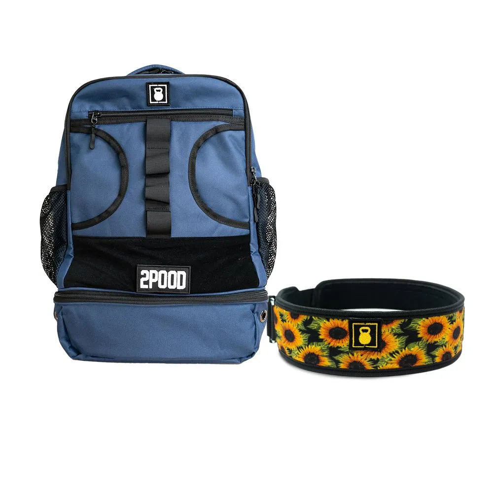 3" Sunflowers Belt & Backpack 3.0 Bundle