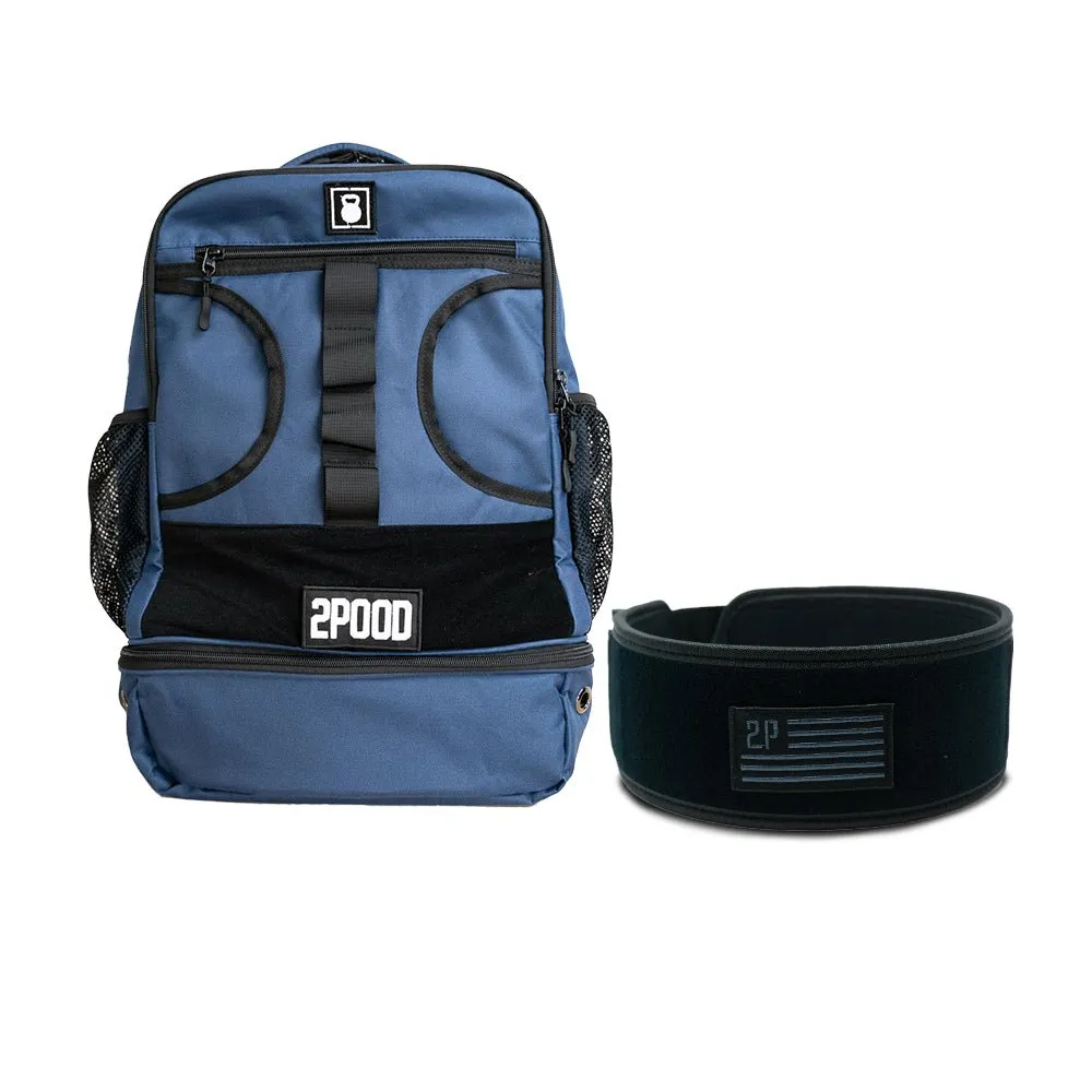 4" Black Velcro Belt & Backpack 3.0 Bundle