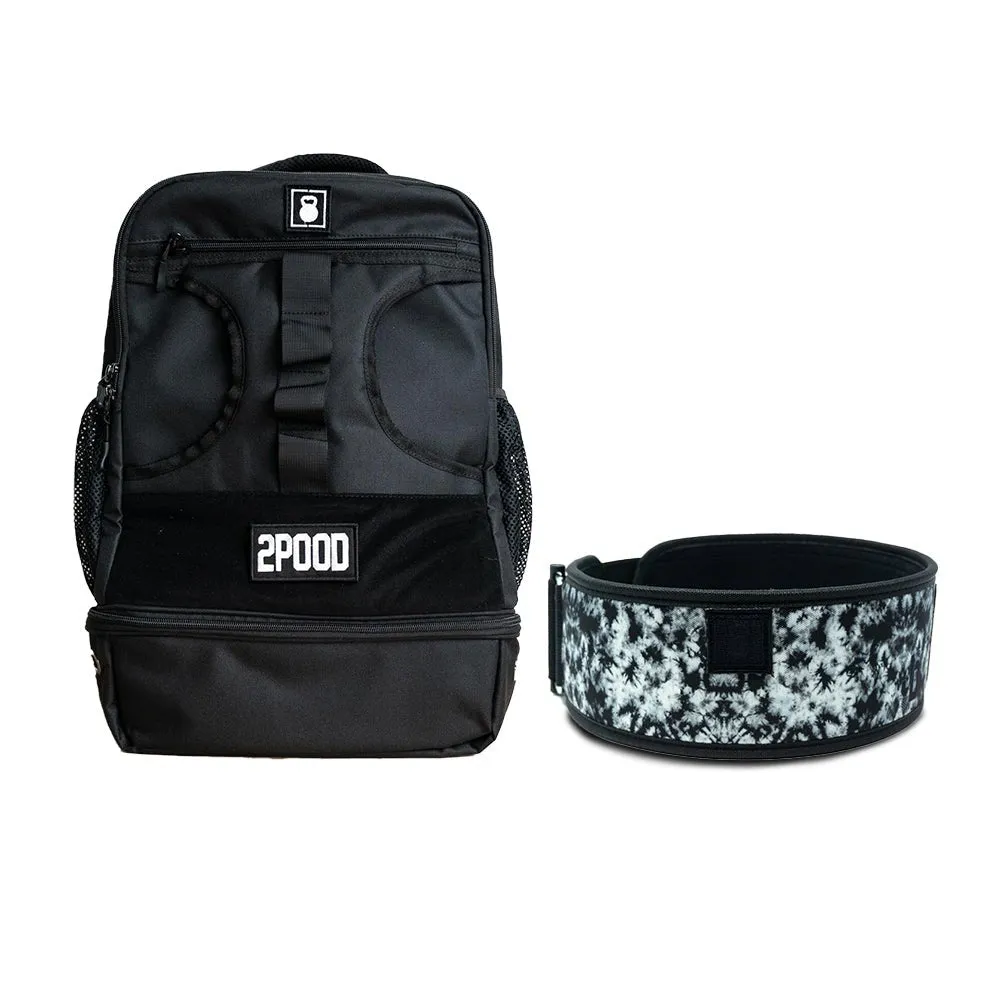 4" Midnight Tie Dye by Jourdan Delacruz Belt & Backpack 3.0 Bundle