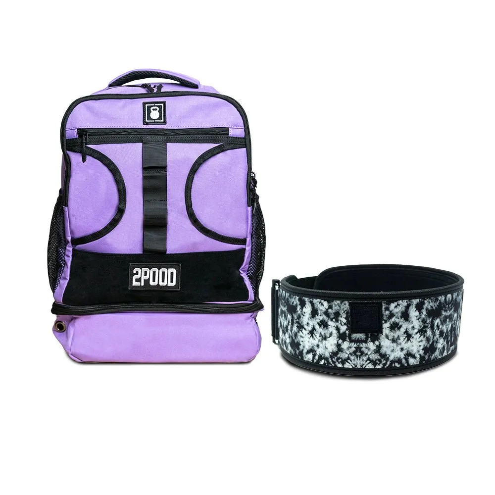 4" Midnight Tie Dye by Jourdan Delacruz Belt & Backpack 3.0 Bundle