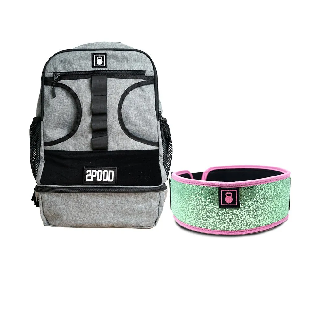 4" Sweet Tart (Sparkle) Belt & Backpack 3.0 Bundle