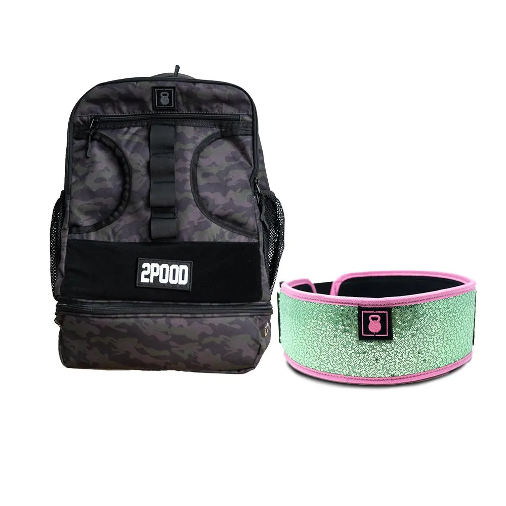 4" Sweet Tart (Sparkle) Belt & Backpack 3.0 Bundle