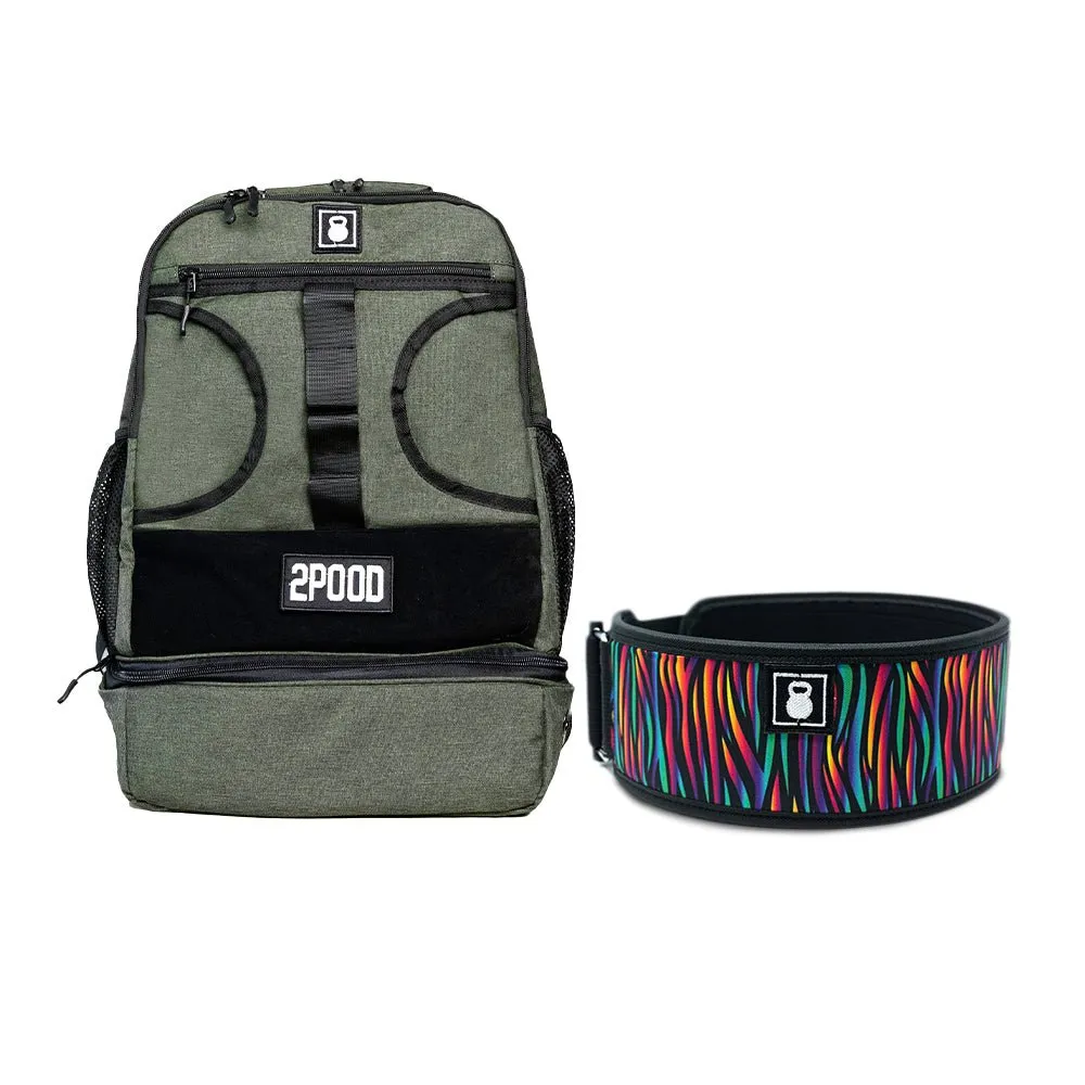 4" Wild Kingdom Belt & Backpack 3.0 Bundle