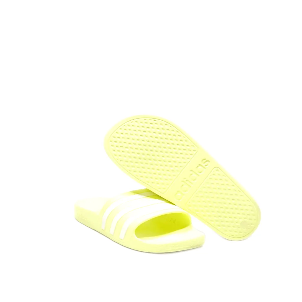 Adidas Adilette Aqua Sliders Eva Yellow Colour For Women