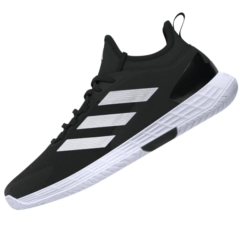 Adidas Adizero Ubersonic 4.1 Mens Tennis Shoes - Core Black / White / Grey Four