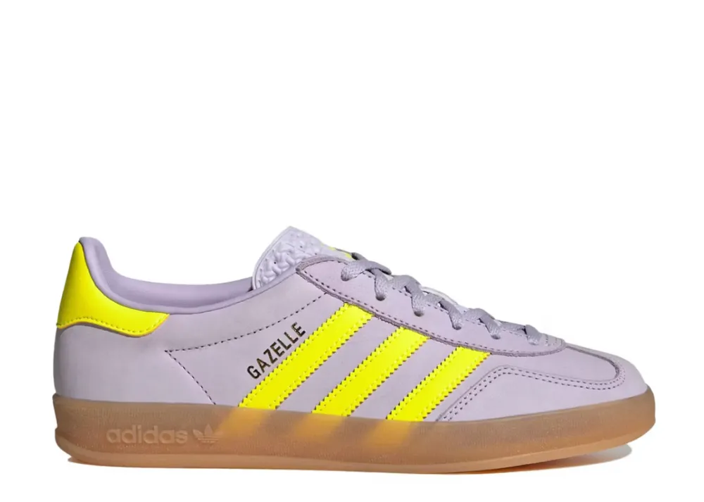 Adidas Gazelle Indoor Silver Dawn Solar Yellow