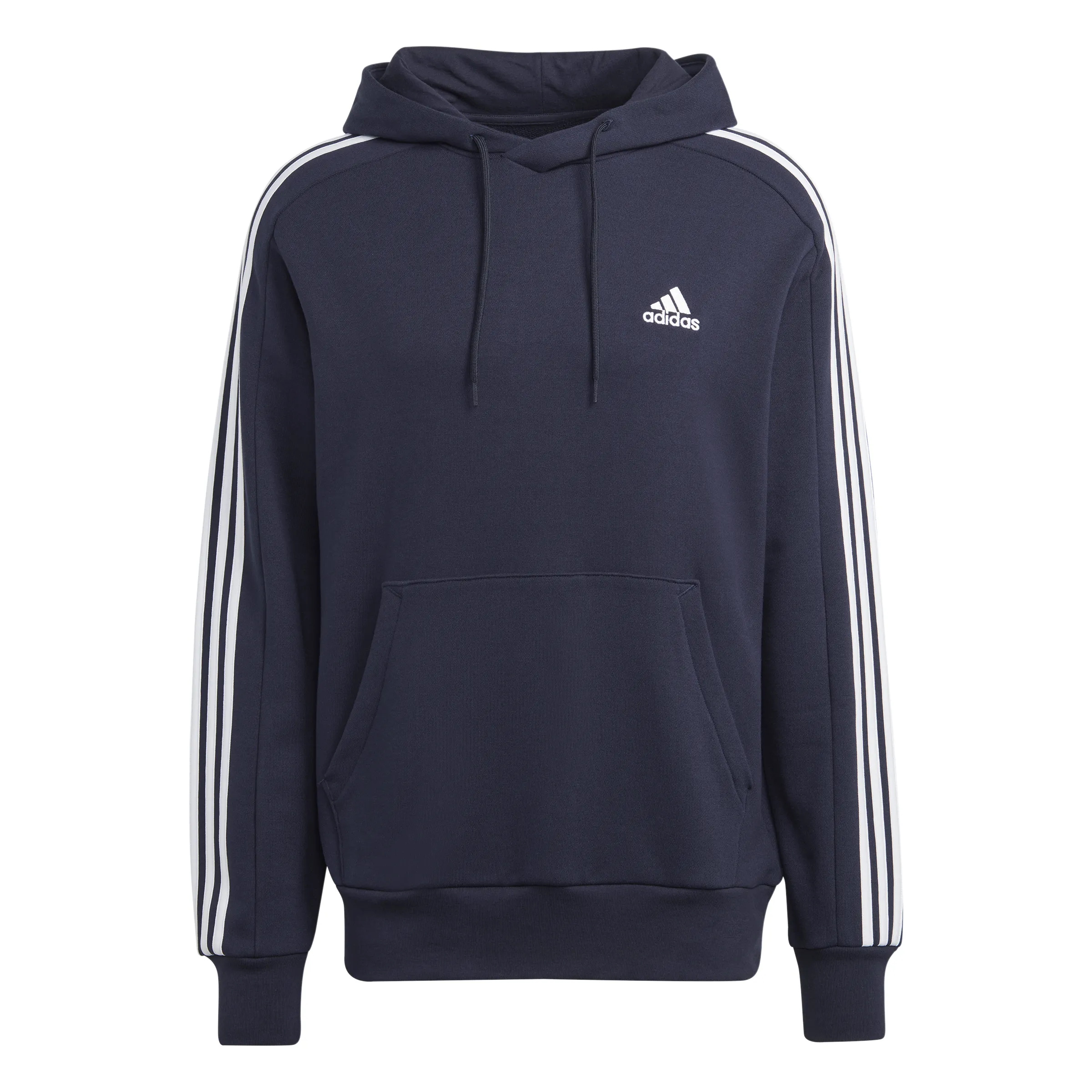 adidas Men's Essentials French Terry 3-Stripes Hoodie