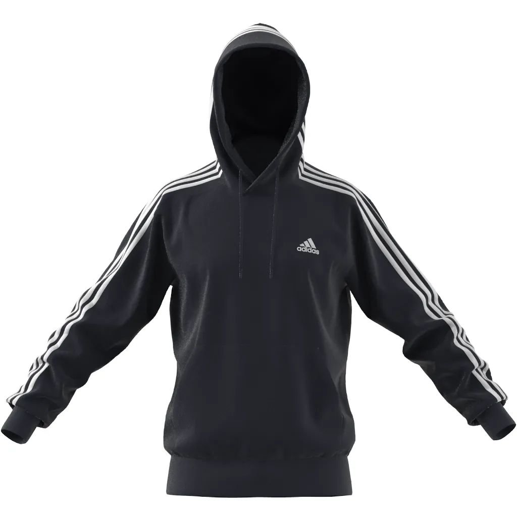 adidas Men's Essentials French Terry 3-Stripes Hoodie