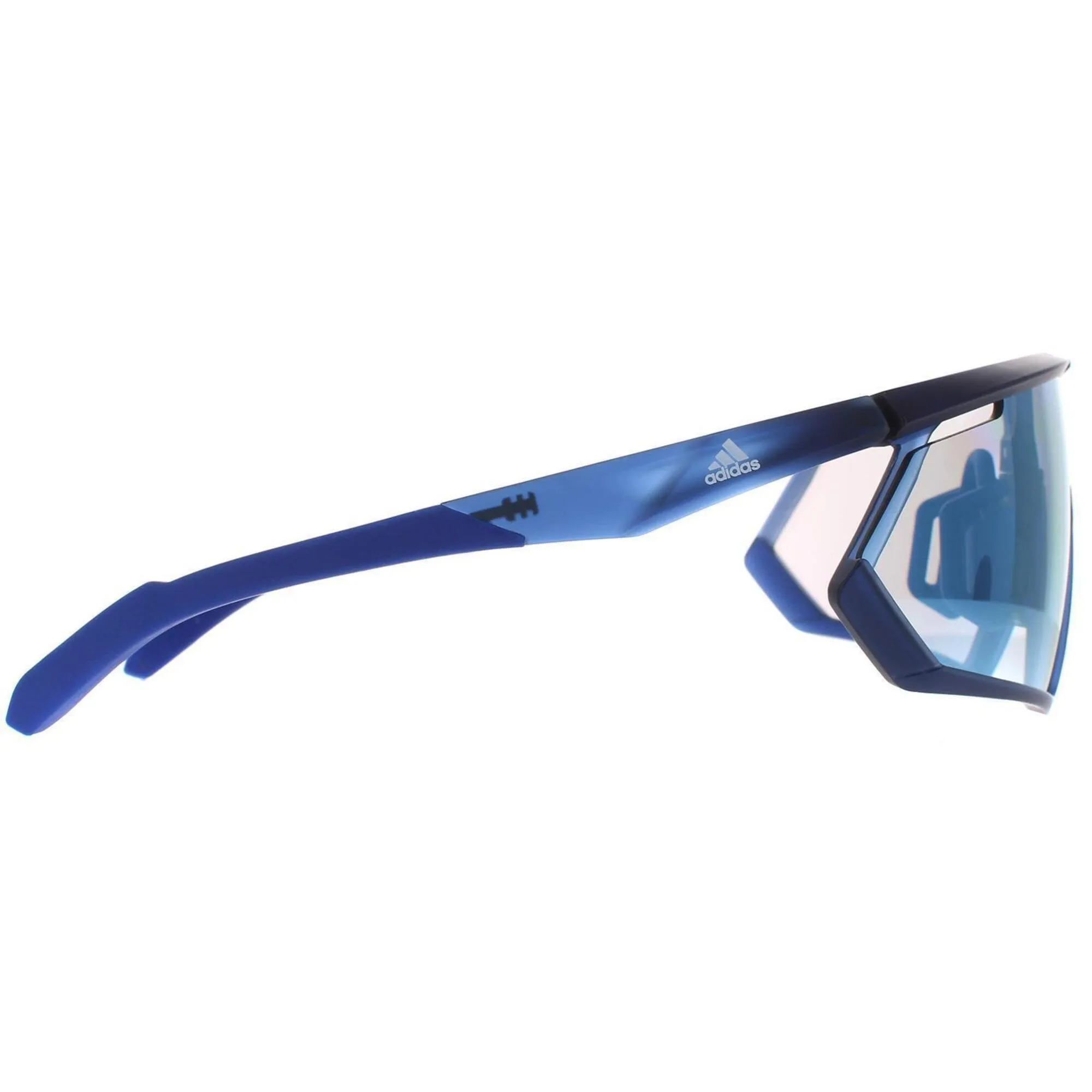 Adidas Men's Sunglasses - Matte Blue Plastic Frame Blue Lens | ADIDAS SP0001 91V