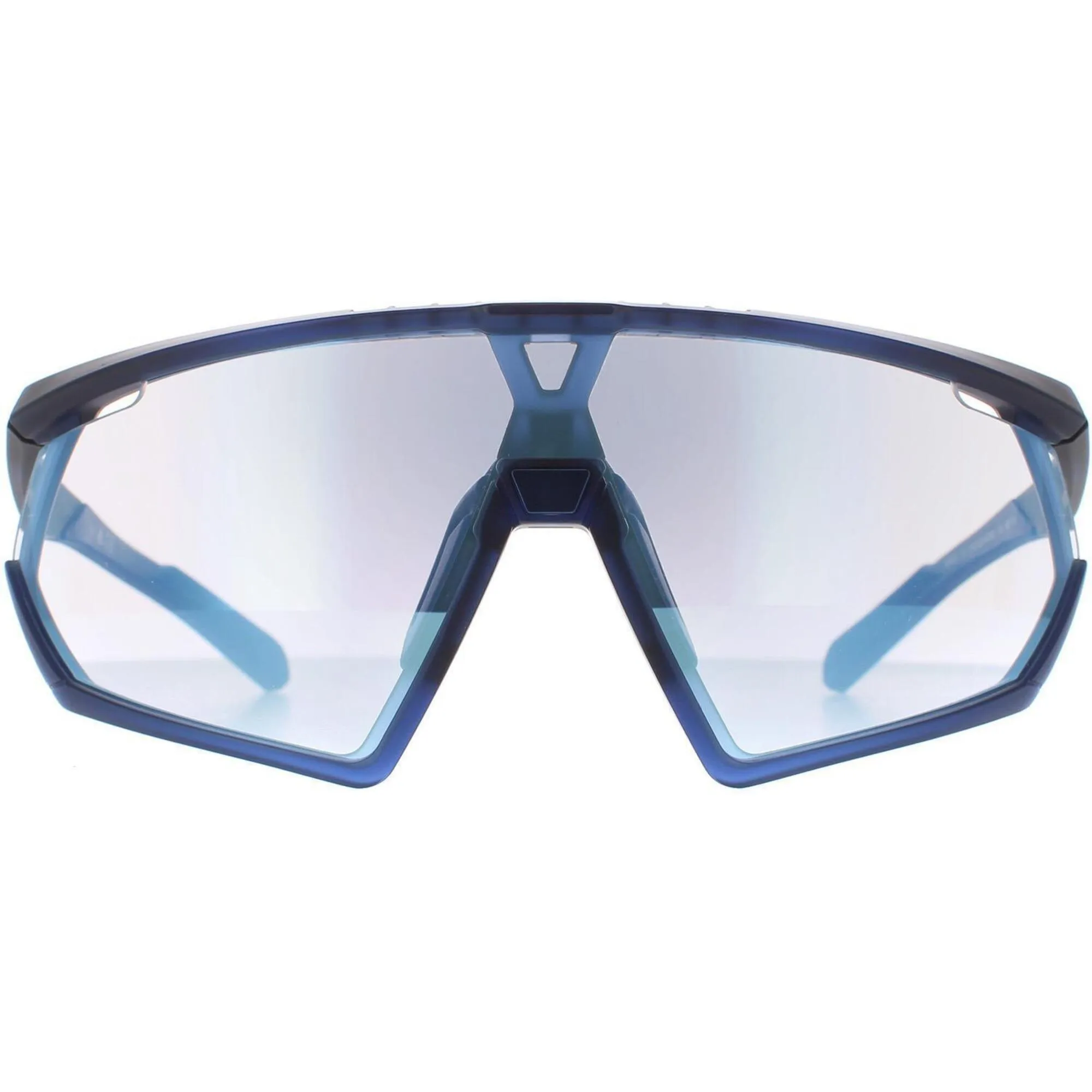 Adidas Men's Sunglasses - Matte Blue Plastic Frame Blue Lens | ADIDAS SP0001 91V