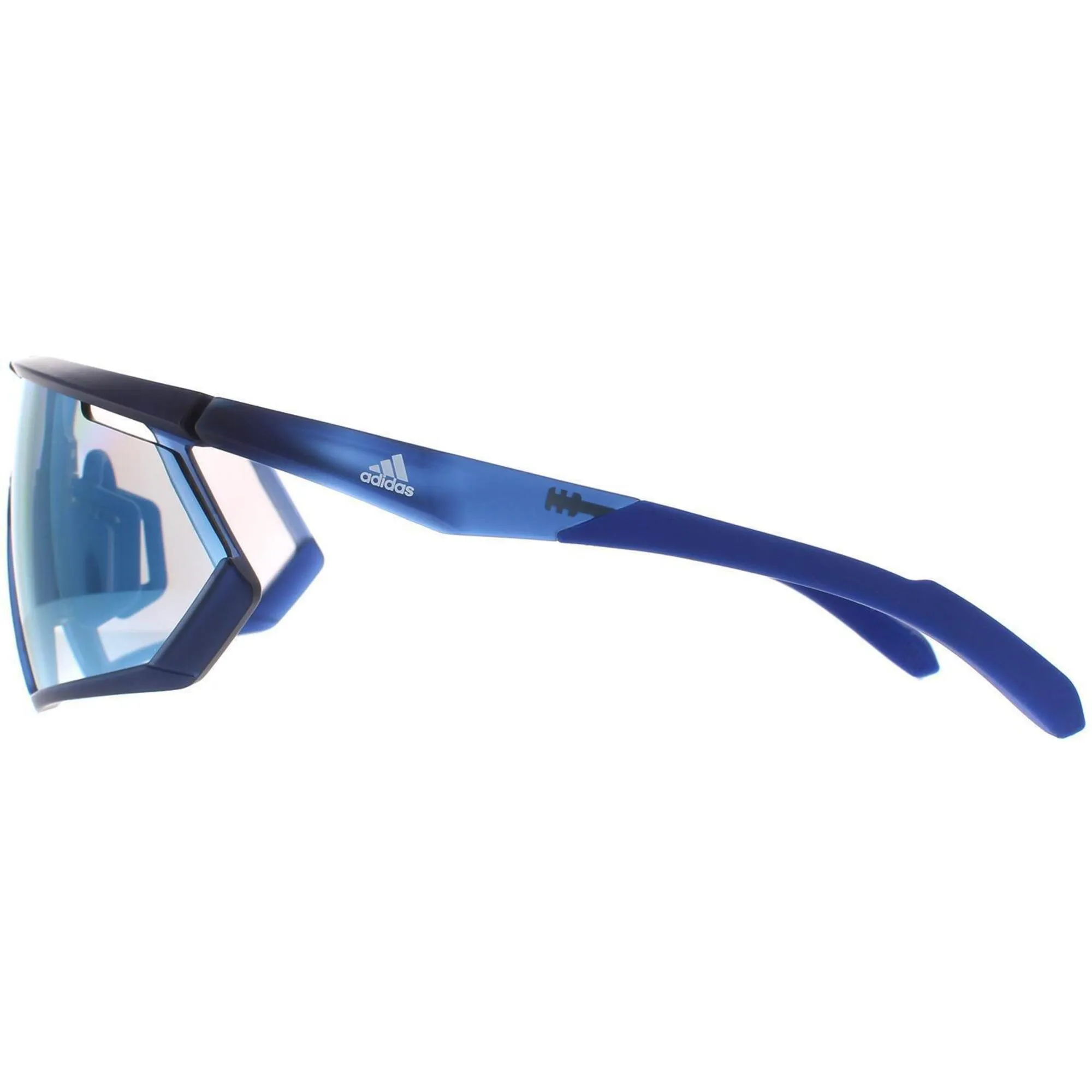 Adidas Men's Sunglasses - Matte Blue Plastic Frame Blue Lens | ADIDAS SP0001 91V