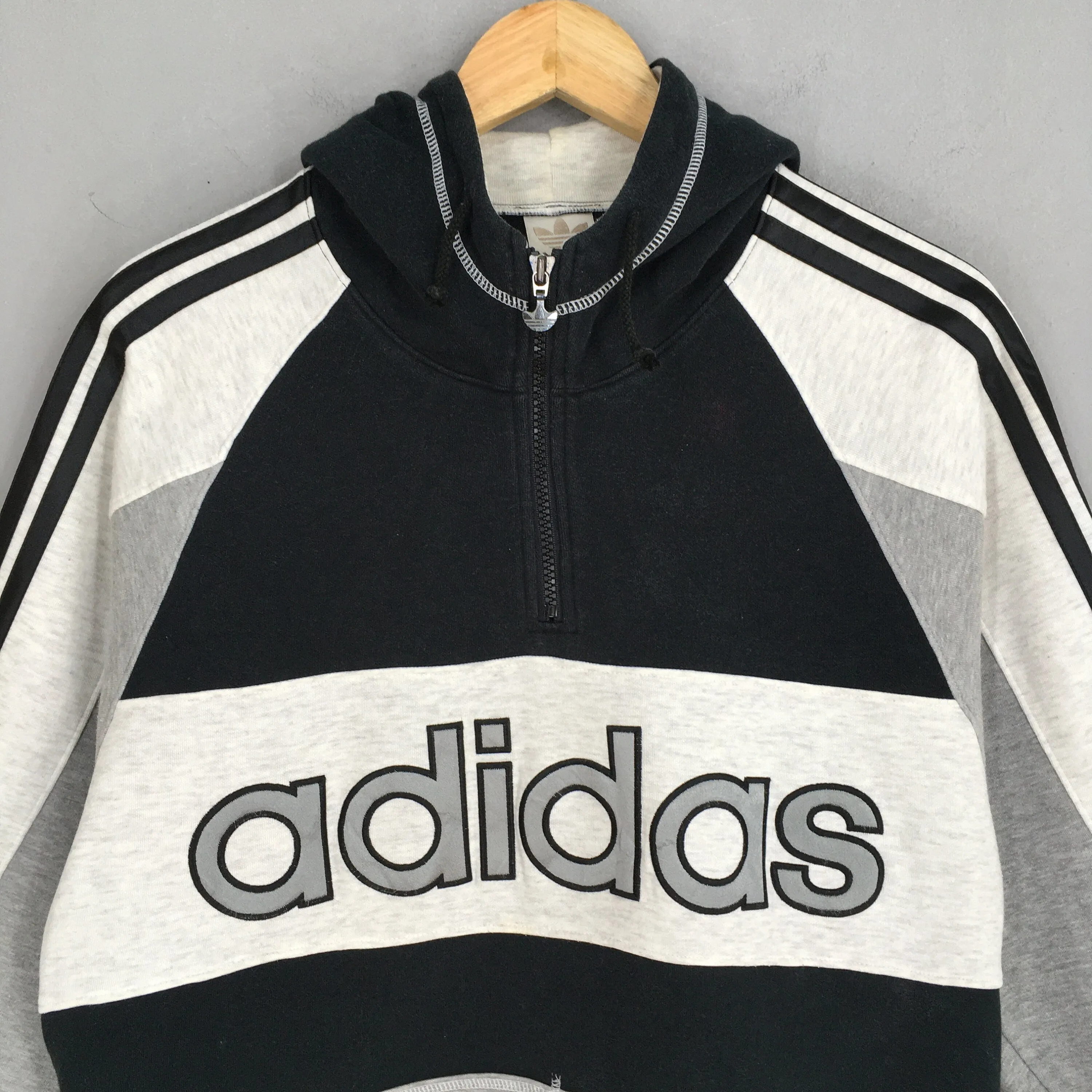 Adidas Trefoil Hoodie Sweatshirt Large