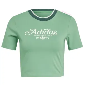 Adidas Women's Graphic Badge Slim Baby Tee - Verado