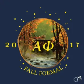 Alpha Phi Fall Formal Art