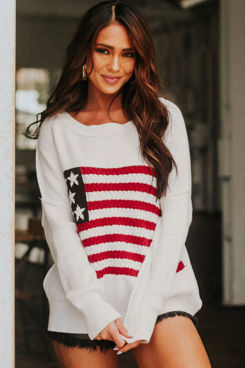 American Flag Knitwear