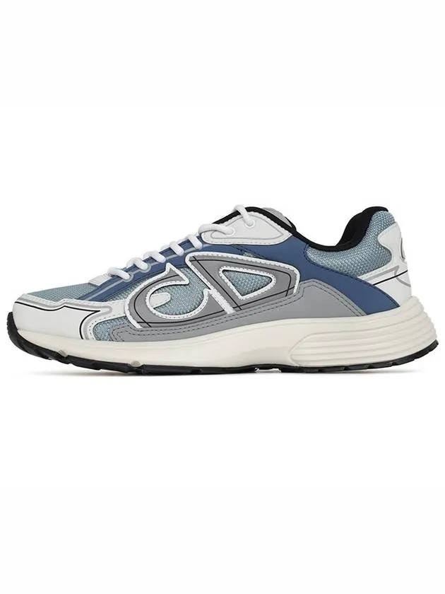 B30 Technical Fabric Sneakers Mesh Blue Grey