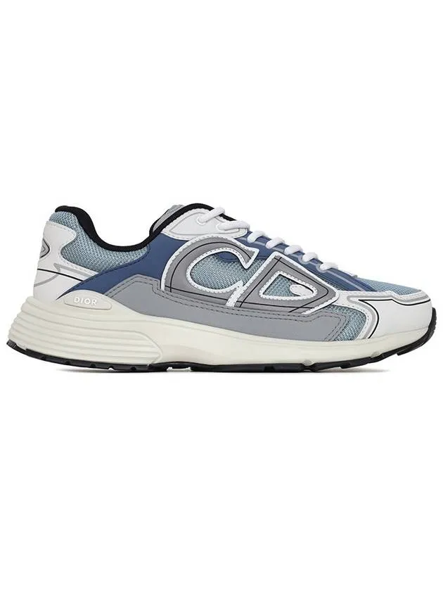 B30 Technical Fabric Sneakers Mesh Blue Grey