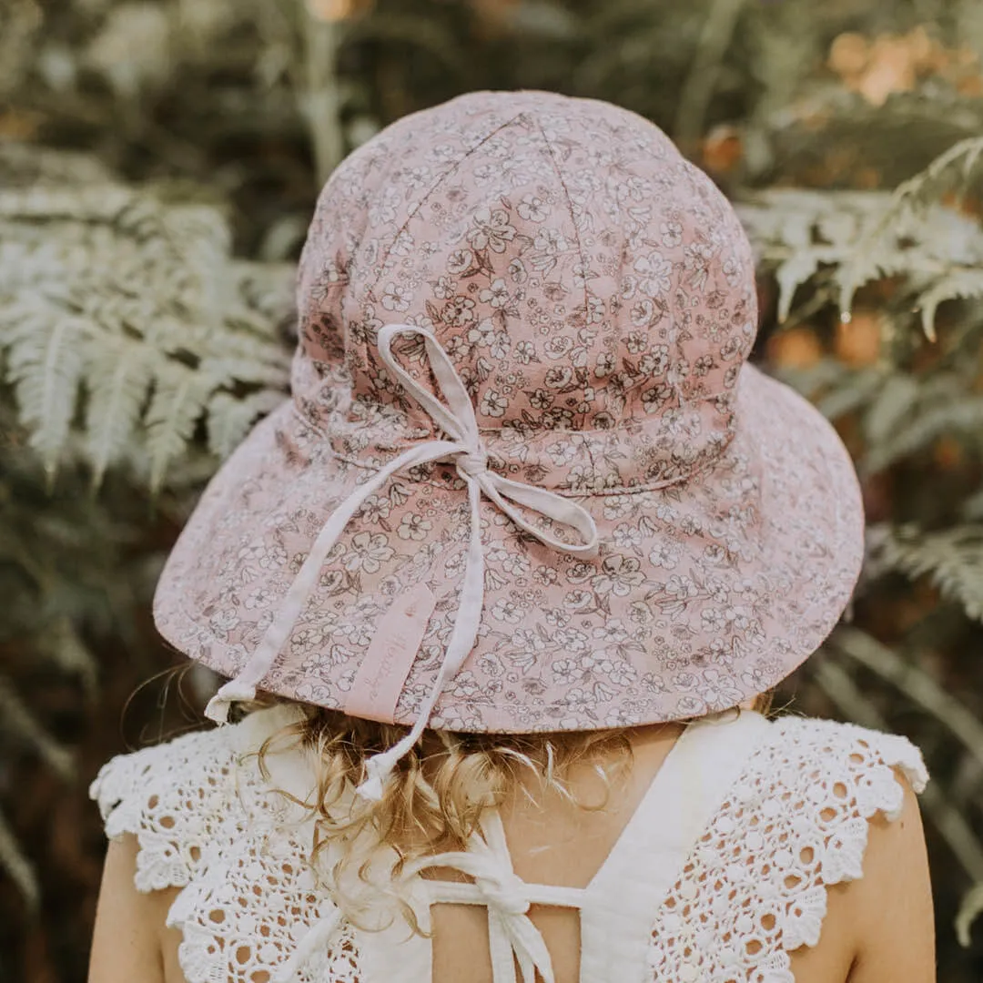 BEDHEAD - WANDERER REVERSIBLE SUN HAT: FLORENC/FLAX