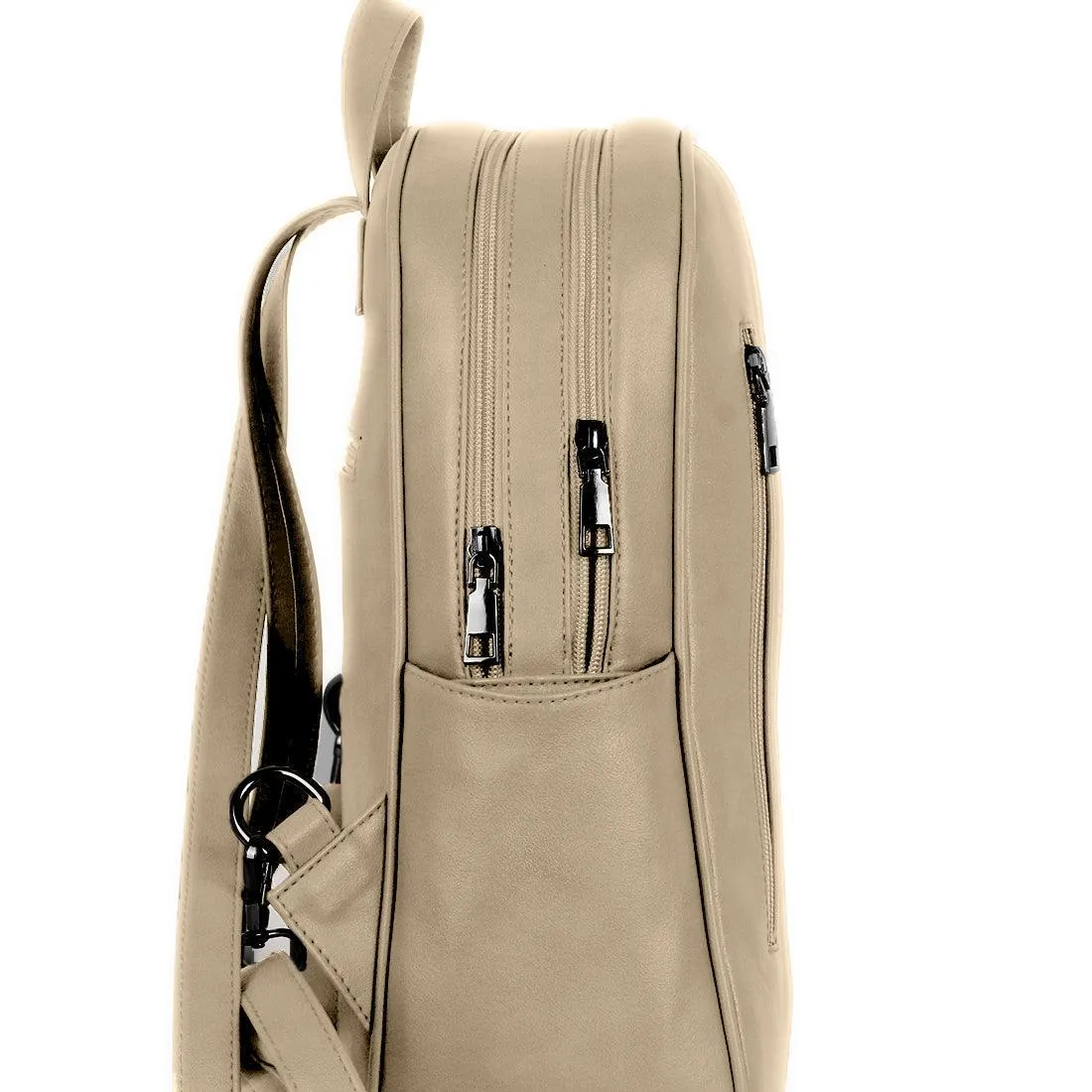 Beige Mixed Backpack Floray Art