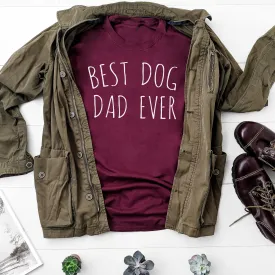 Best Dog Dad Ever - Mens T-Shirt - Dads T-Shirt