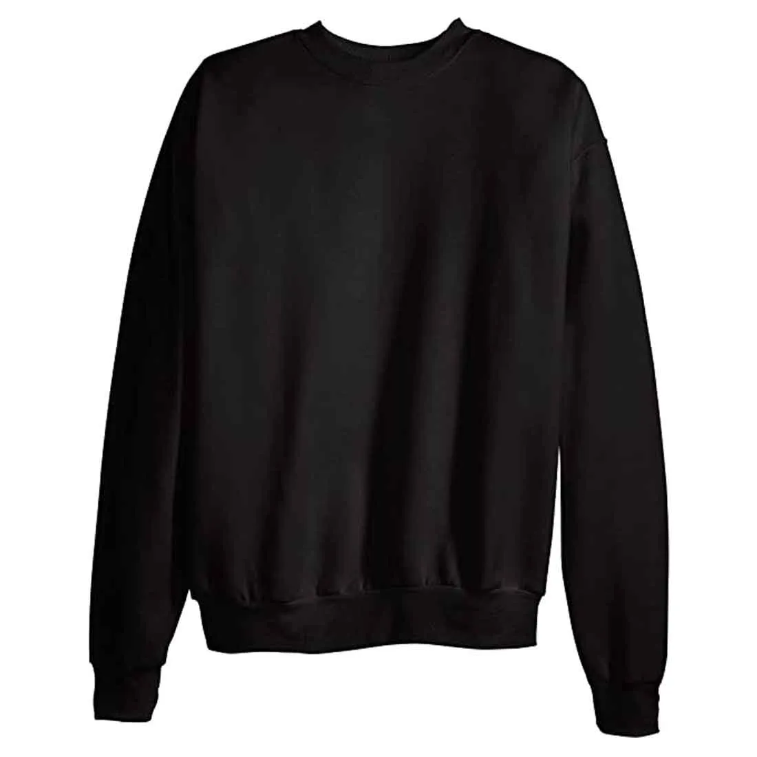 Black Cotton Sweatshirts Printed for Men Plus Size - Cancerian