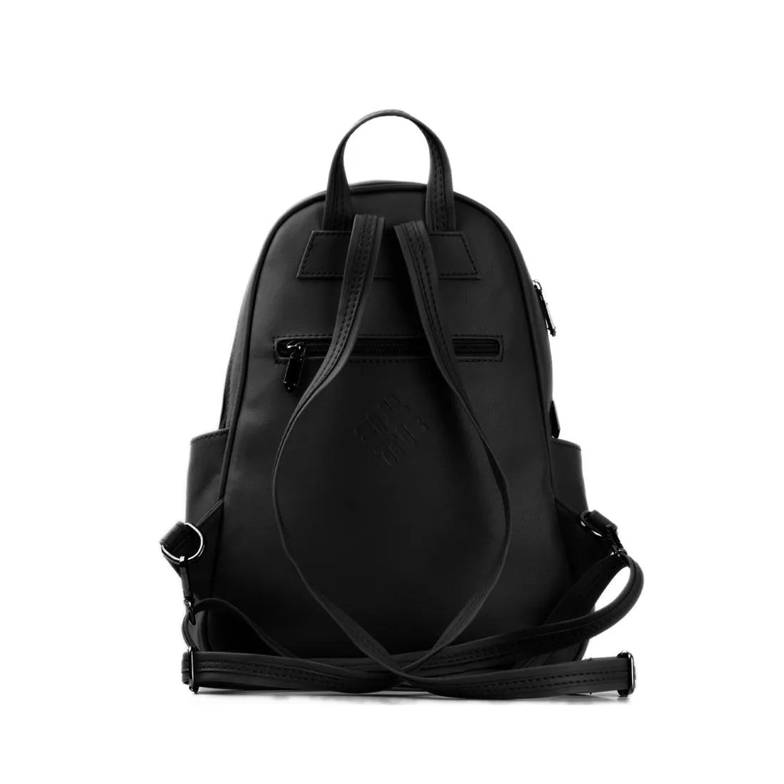 Black Vivid Backpack Leaves