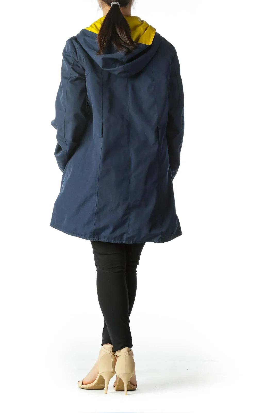 Blue Reversible Raincoat