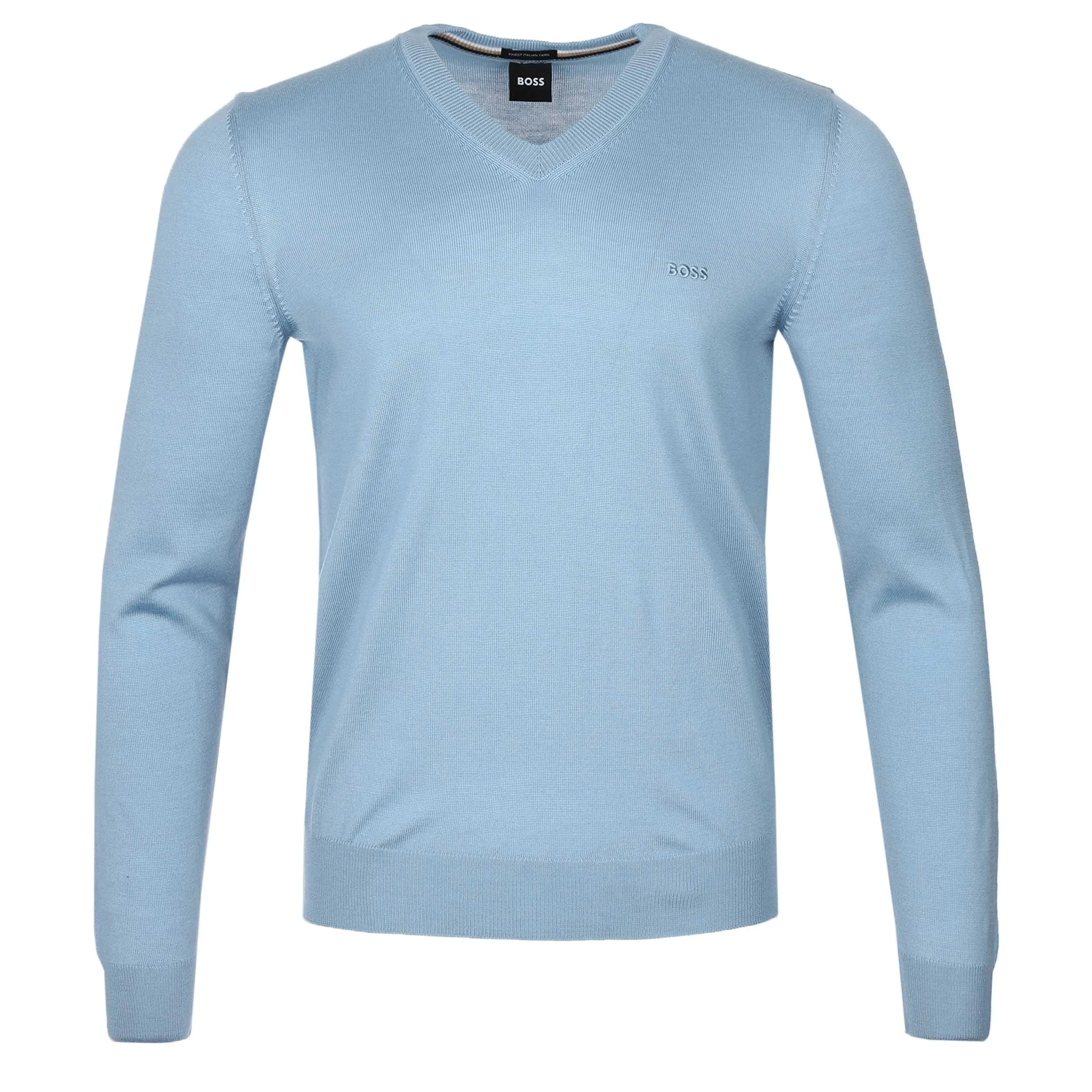 BOSS Baram L Knitwear in Pastel Blue