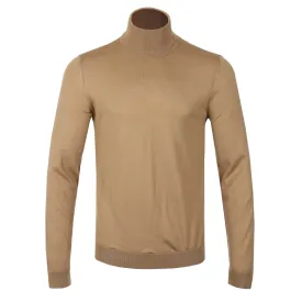 BOSS Musso P Knitwear in Medium Beige