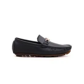 Boys Black Formal Moccasin KD0372