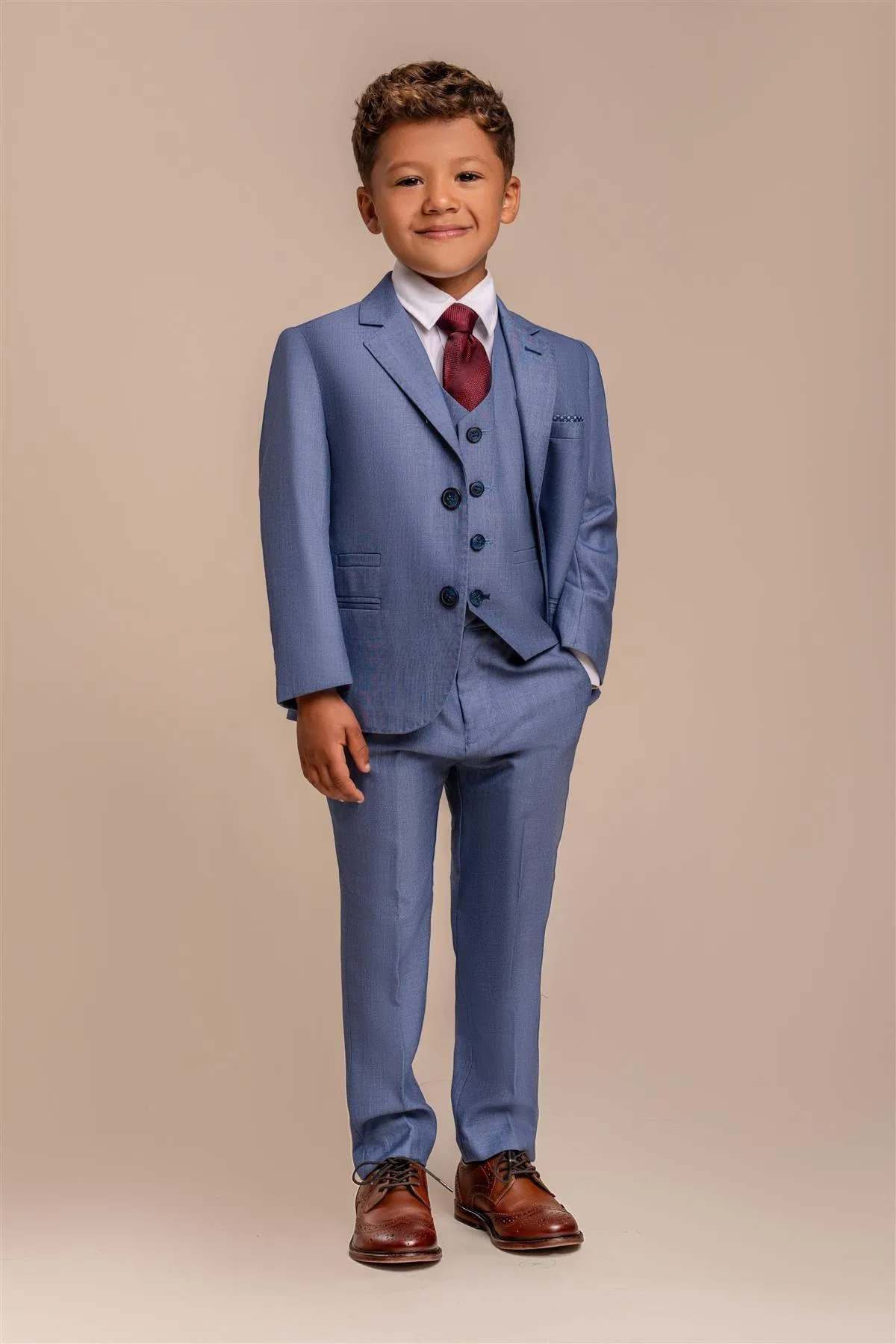 Boys Blue Jay Three Piece Suit