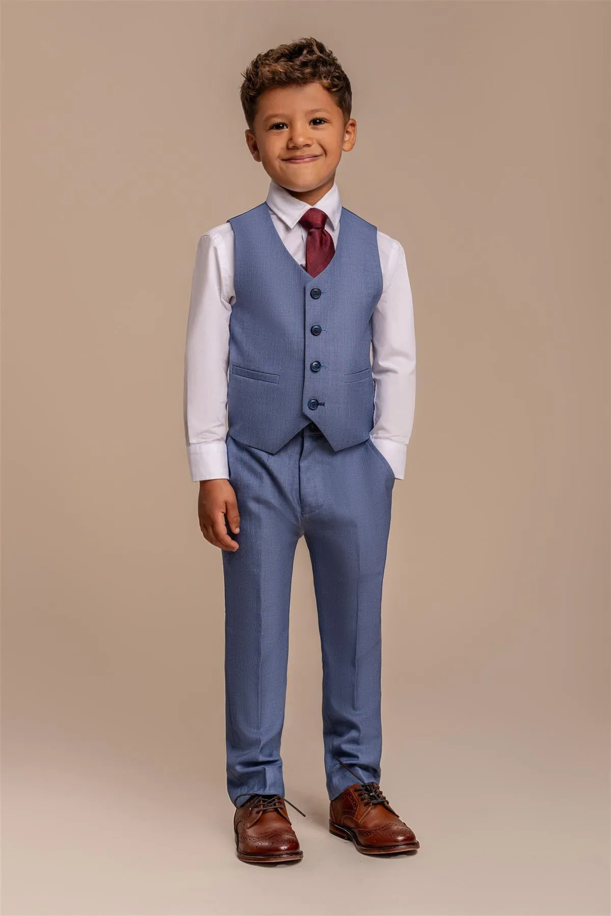 Boys Blue Jay Three Piece Suit