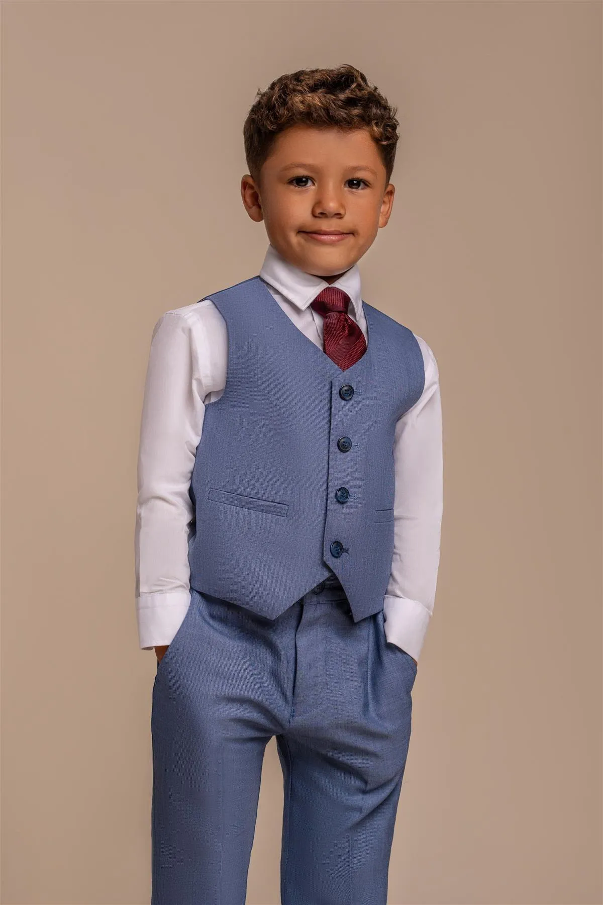 Boys Blue Jay Three Piece Suit