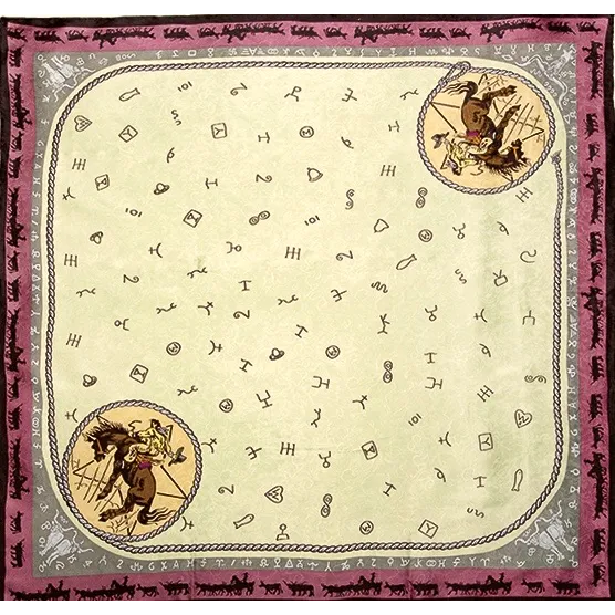 Brand & Bronc Silk Scarf