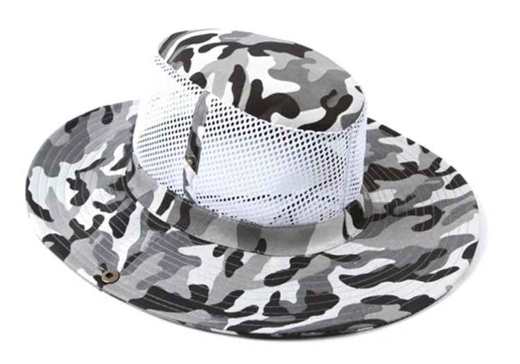 Camouflage Mesh Boonie Hats