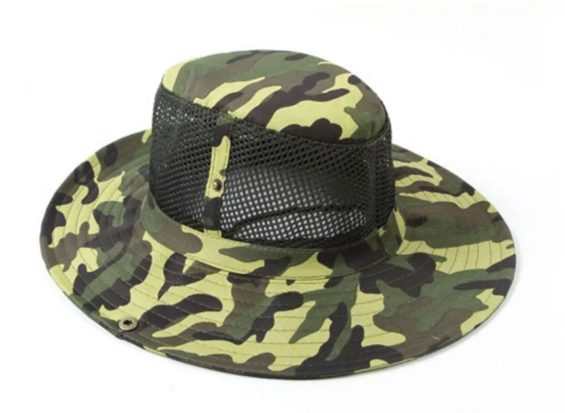 Camouflage Mesh Boonie Hats