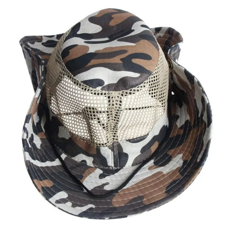 Camouflage Mesh Boonie Hats