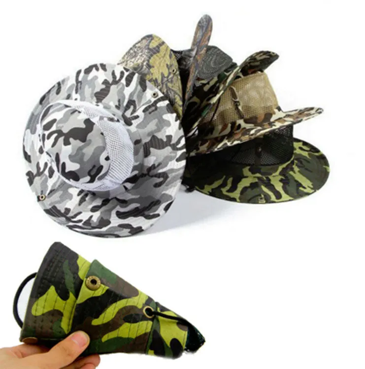 Camouflage Mesh Boonie Hats