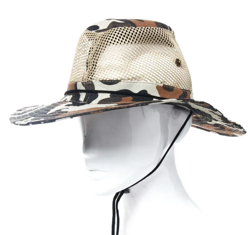 Camouflage Mesh Boonie Hats