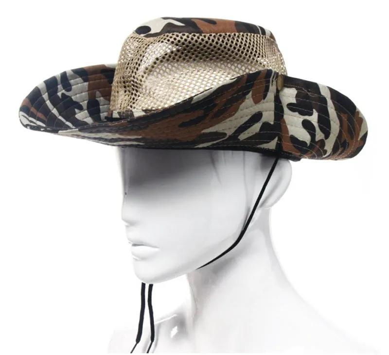 Camouflage Mesh Boonie Hats