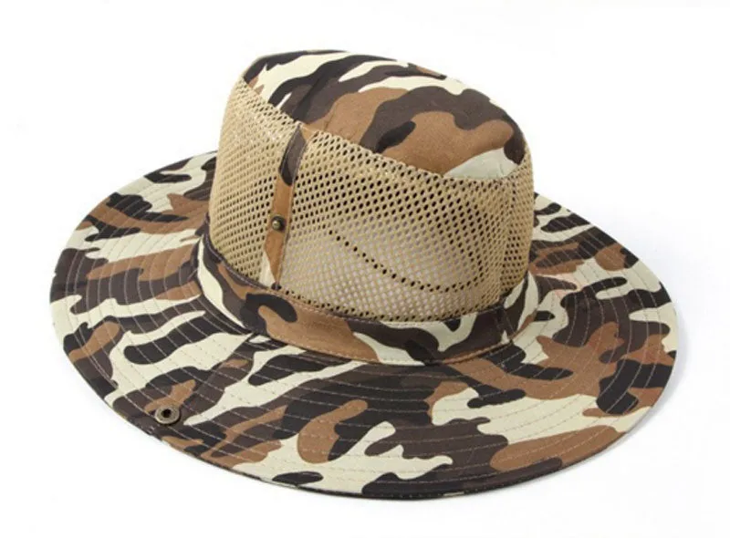 Camouflage Mesh Boonie Hats